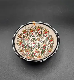 Dallas Ceramic Floral Finger Bowl