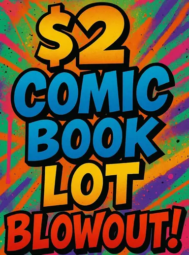 $2 Comic Book Blowout! Everything MUST GO! Crazy Deals! 