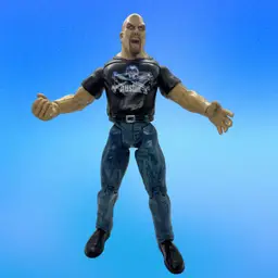 1999 Stone Cold Steve Austin Action Figure JAKKS Titan Tron WWE ~7inches
