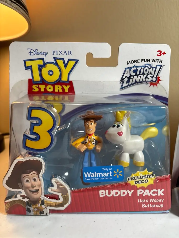 Two Toy Story 3 Buddy Packs Mini Heroes: Woody & Buttercup; Buzz & Sparks, Brand New
