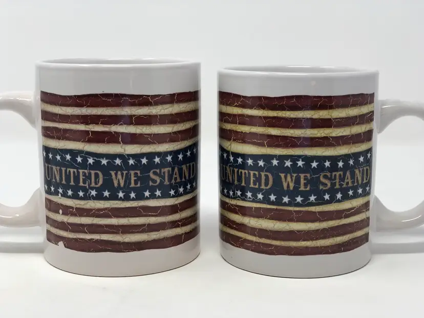 United We Stand Mug Set in Original Box