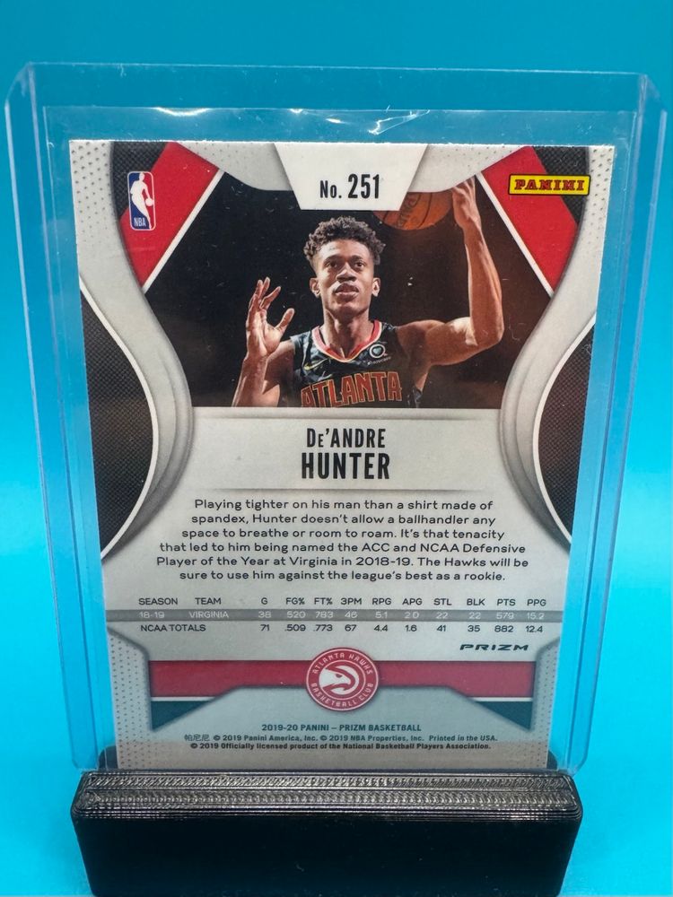 Deandre Hunter Green Prizm RC Cleveland Cavaliers