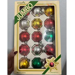 Pyramid Vintage Glass Christmas Ornaments (15)