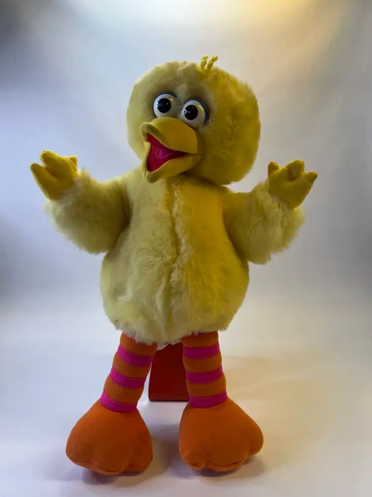 Vintage 1996 Tyco Talk & Count Big Bird Sesame Street Plush **Voice Not Working*