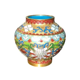 Small Openwork Cloisonné Vase