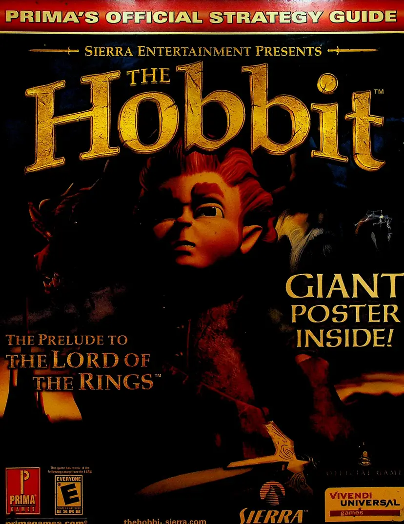 The Hobbit Prima Official Strategy Guide with Poster