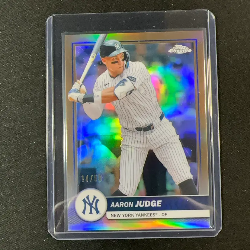 Aaron Judge 2026 Topps Flagship Collection Chrome Gold Refractor /50 New York Yankees