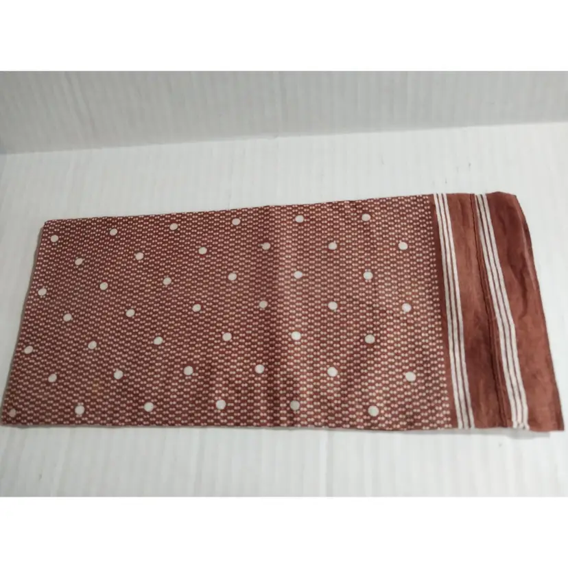 Vintage 1960s/70s Ray Strauss Unlimited 100% Cotton, Square Scarf - Made in Italy