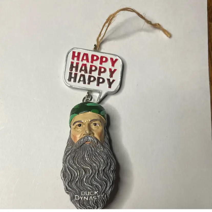 Duck Dynasty Happy Happy Happy Ornament 4 1/2”