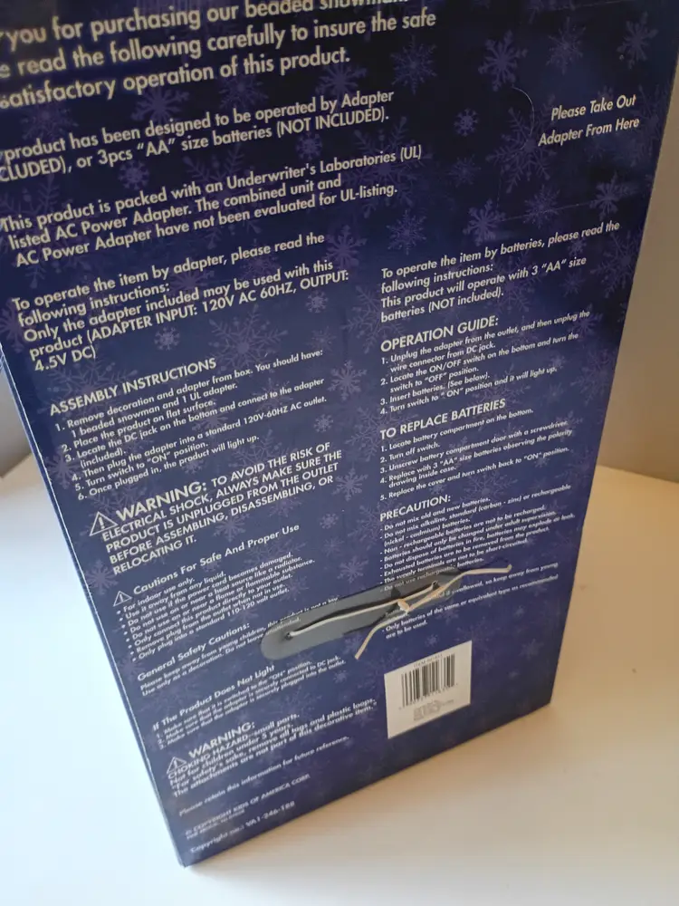 70's Color Changing Snow-Man