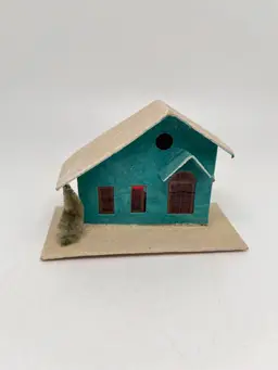 Vintage Putz House Christmas