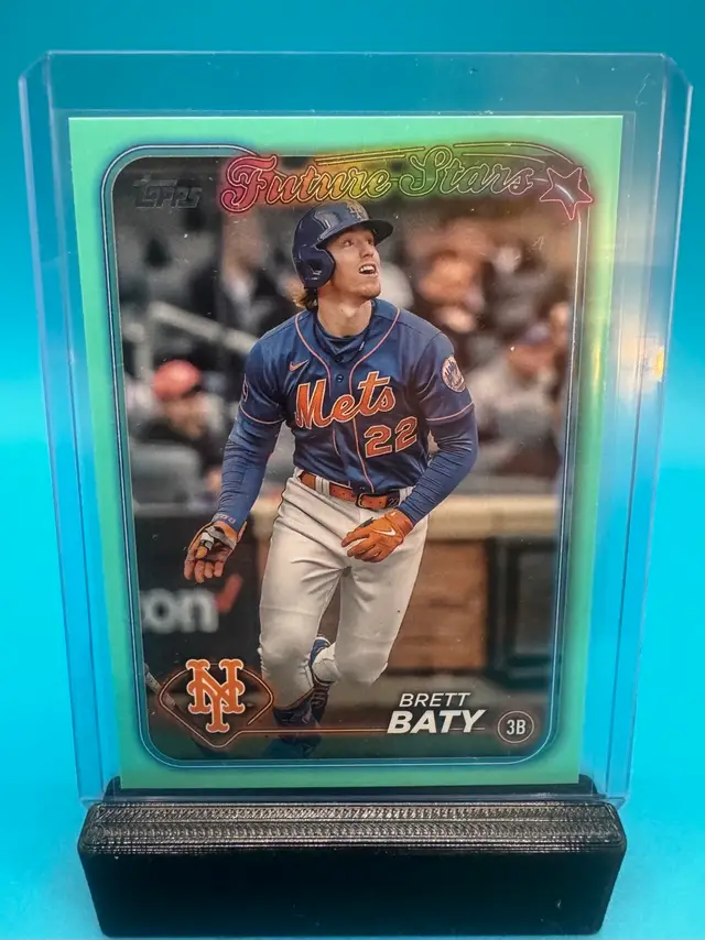 Brett Baty Series 2 Aqua Future Stars New York Mets