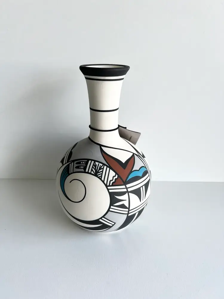 Hopi Bird Vase, Desert Pueblo Pottery, Indigenous Native American