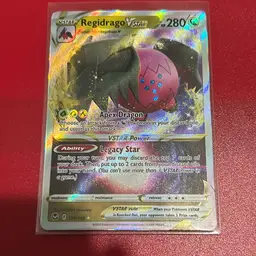 Regidrago VSTAR 136/195 Silver Tempest Holo Pokémon Card NM