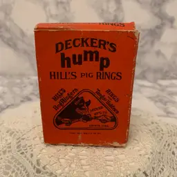 #04- Vintage Box Humps Pig Rings/Rings Included