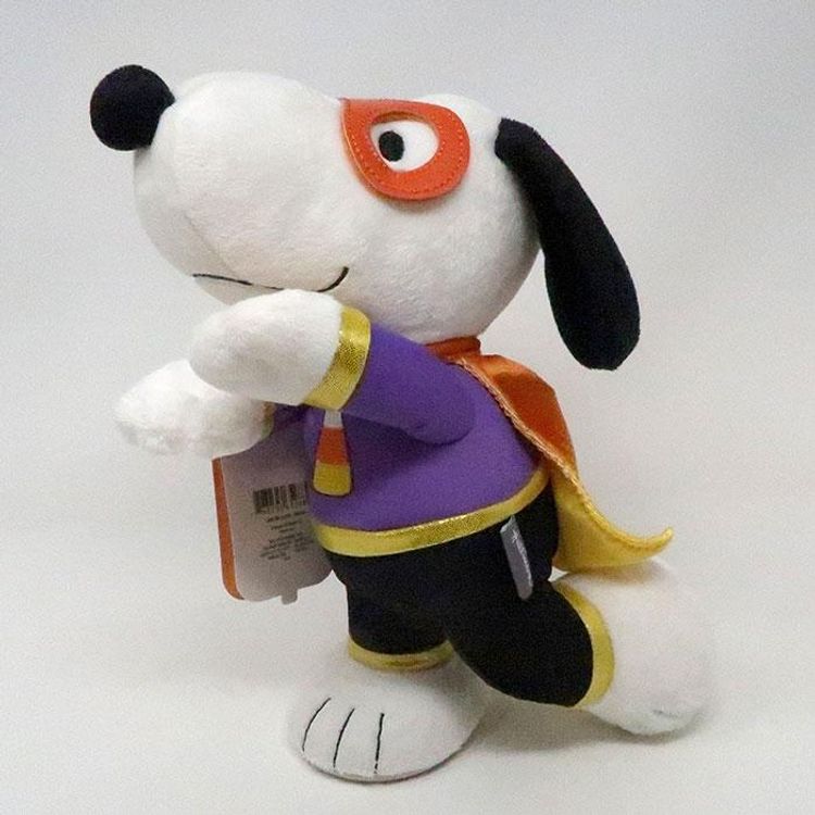 Superhero Snoopy "Candy Crusader" Animated Plush Toy - Peanuts