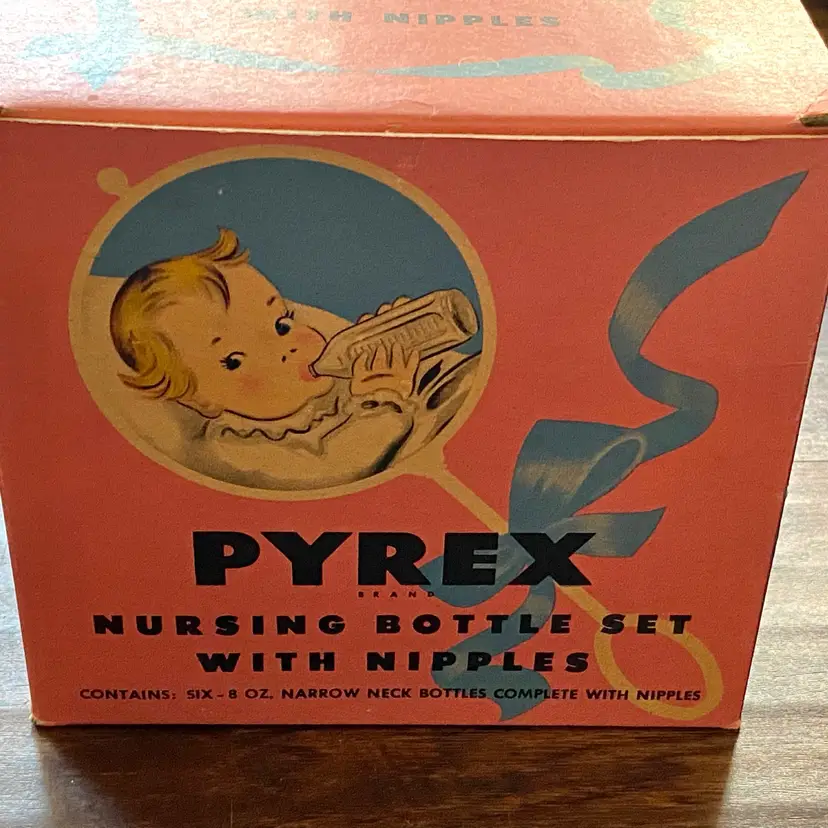 1950’s Pyrex Baby Bottle Set