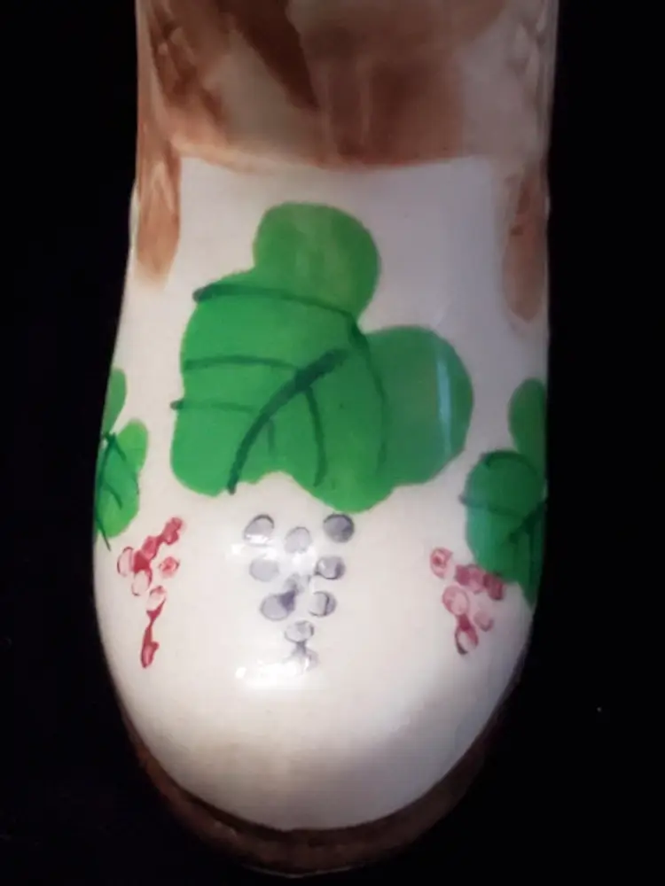 Western Boot Ceramic Mini Planter  Or Toothpick  Holder