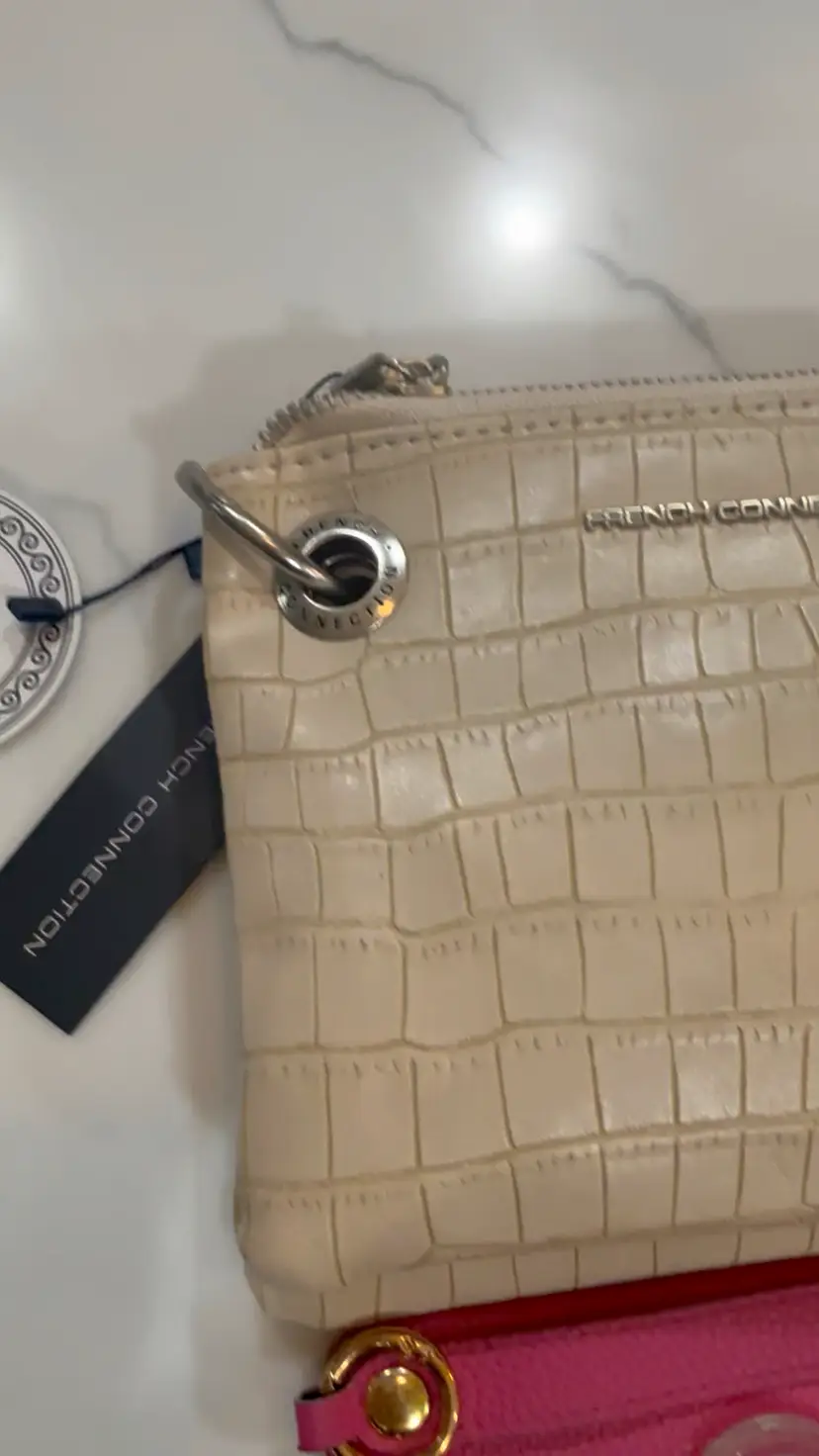 French Connection 2 Wristlet Bundle Set Choice Black, Denim, Nude Tan