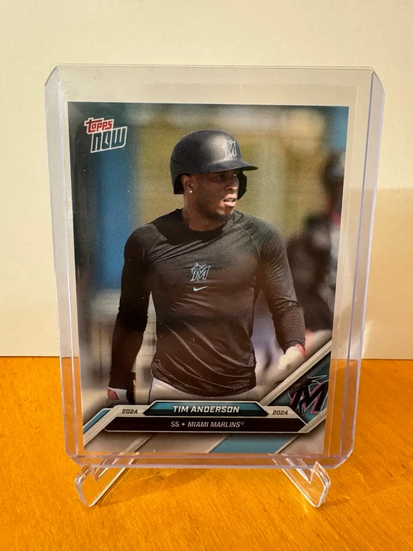 Tim Anderson 2024 Topps Now Road To Opening Day - Miami Marlins