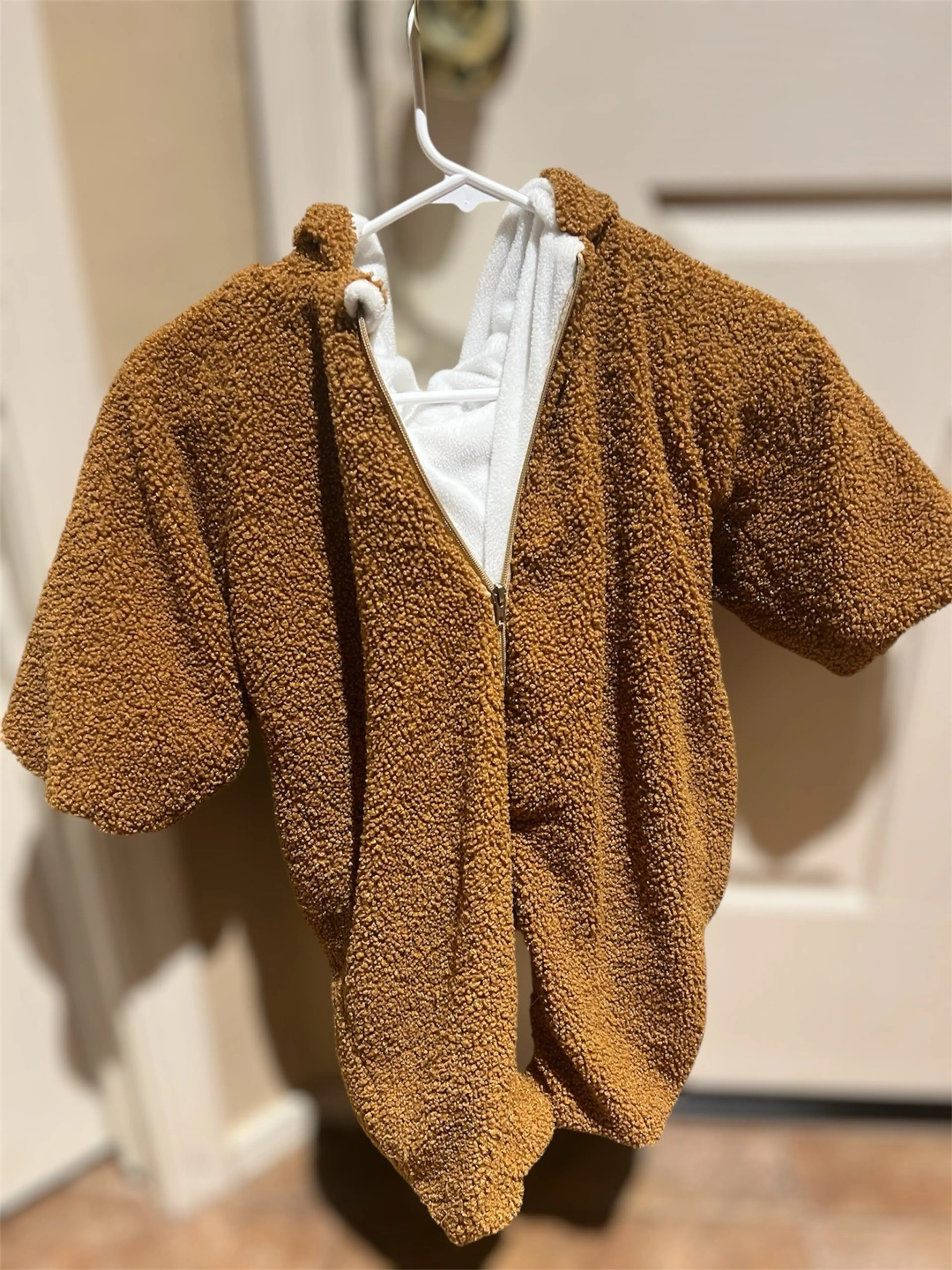 Warm Teddy Bear Onsie 12-18 Month