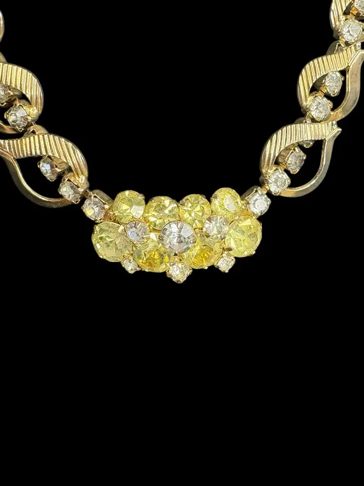 19. Vintage Sarah Coventry Monte Carlo Necklace Set