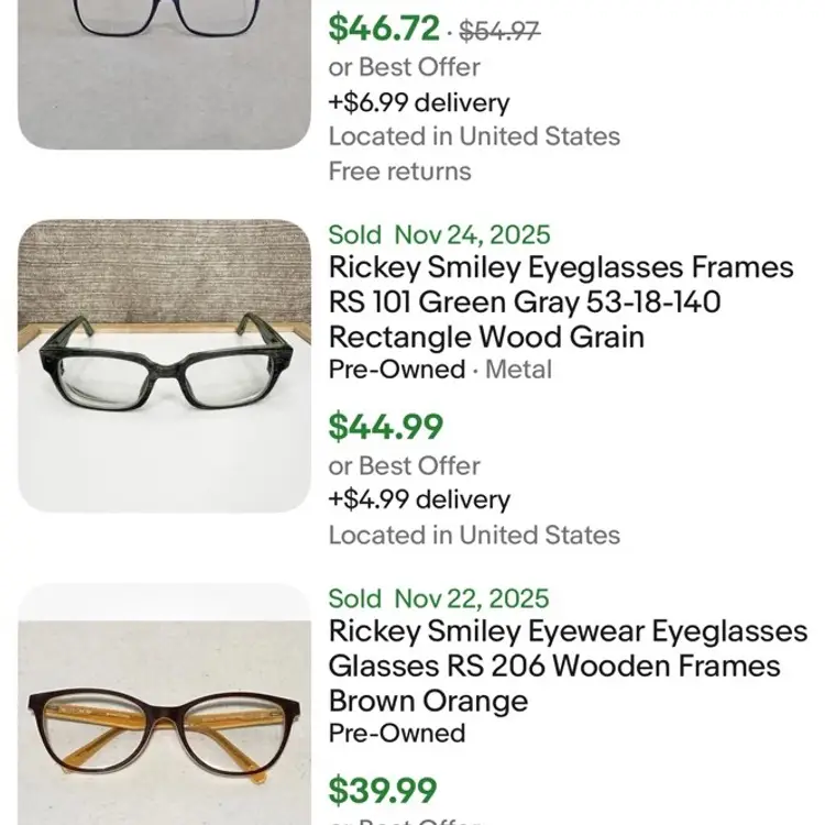 DEA Eyewear Eyeglasses Frames Rickey Smiley Eyewear (read description)