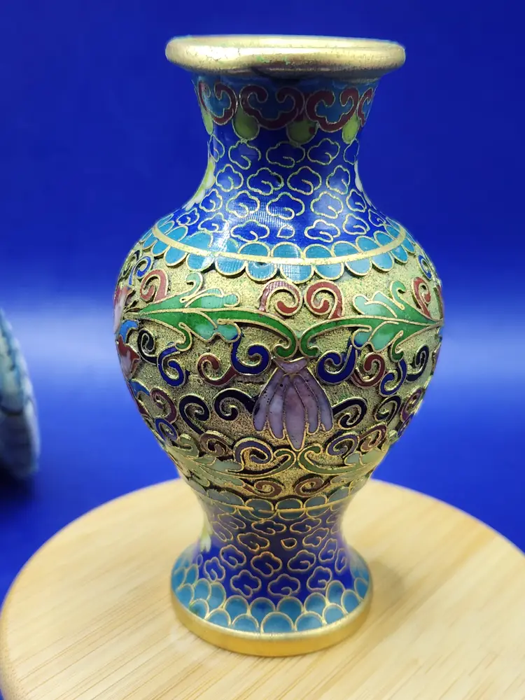 Cloisonne Ceramic Vase