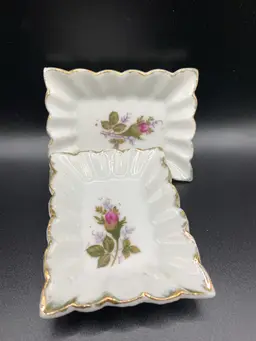 2) Porcelain Trinket Dishes