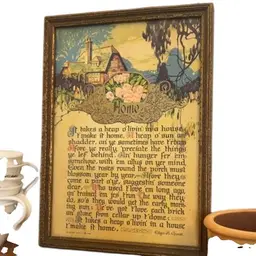 1925 Lithograph Framed