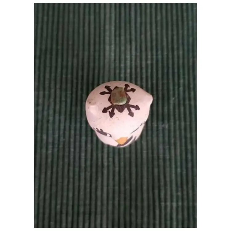 Vintage Acoma Pottery Mini Owl Figurine