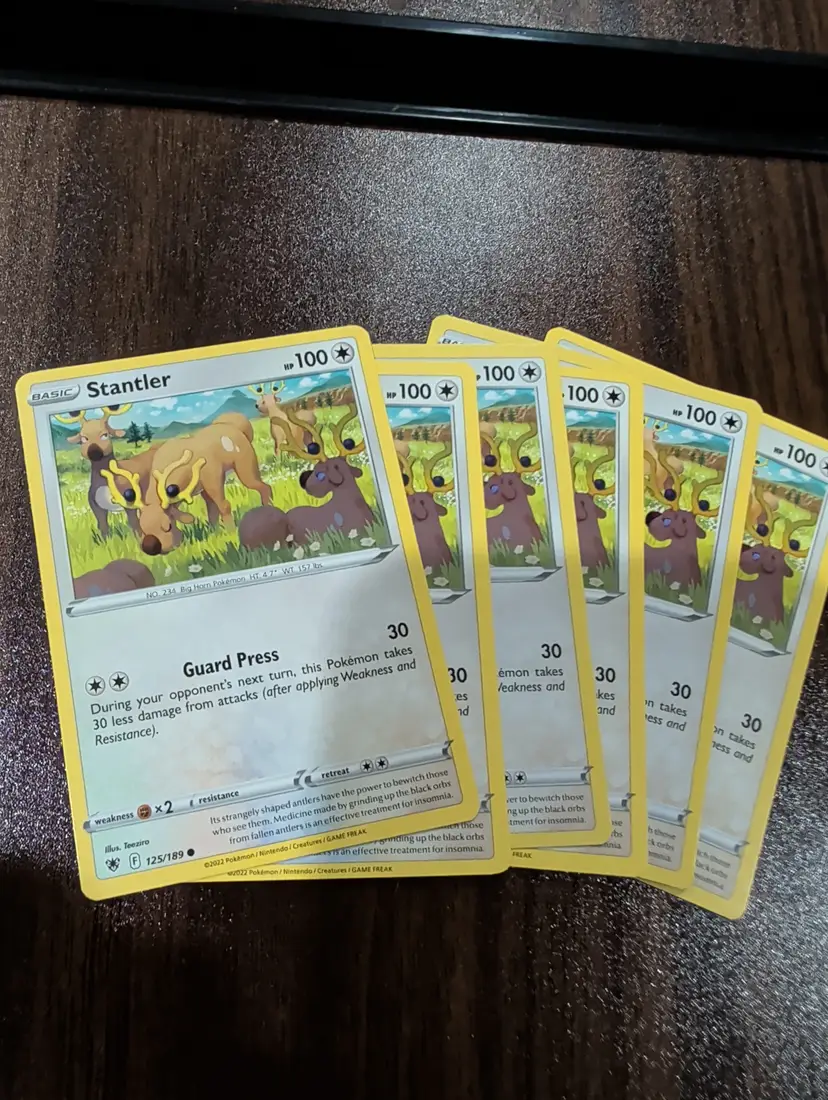 #01 Stantler custom 3d art card