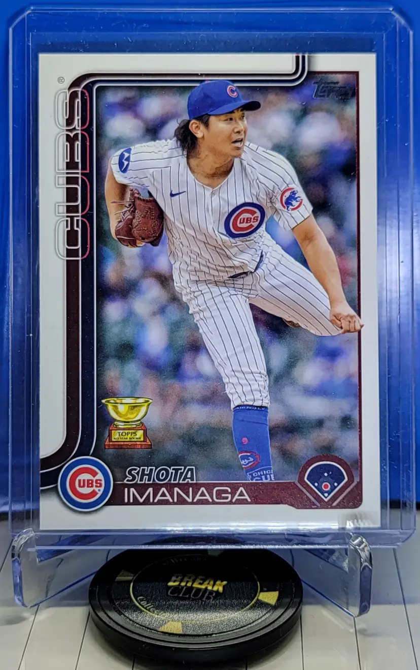 Shota Imanaga 2025 Topps Series 2 Companion Card #CC2-3 Chicago Cubs