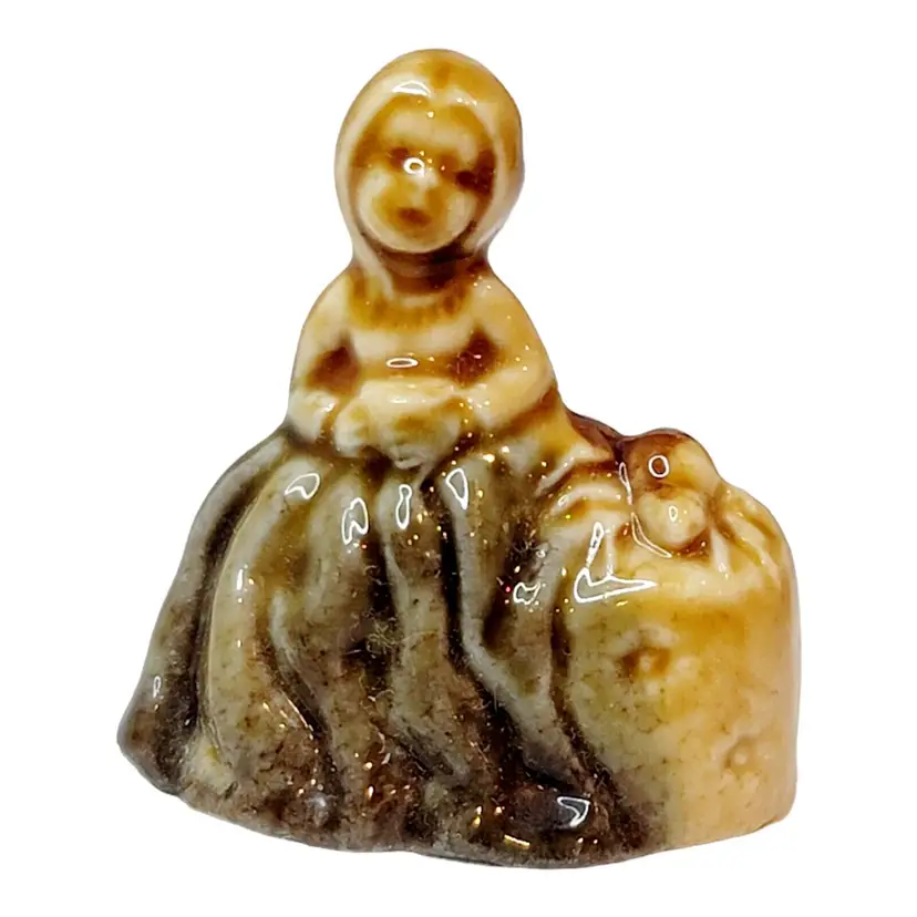 Vintage Miniature  Figure Whimsies-Nursery Rhymes "Little Miss Muffat"