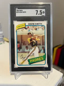 1980 Topps Ozzie Smith SGC 7.5 Card No. 393
