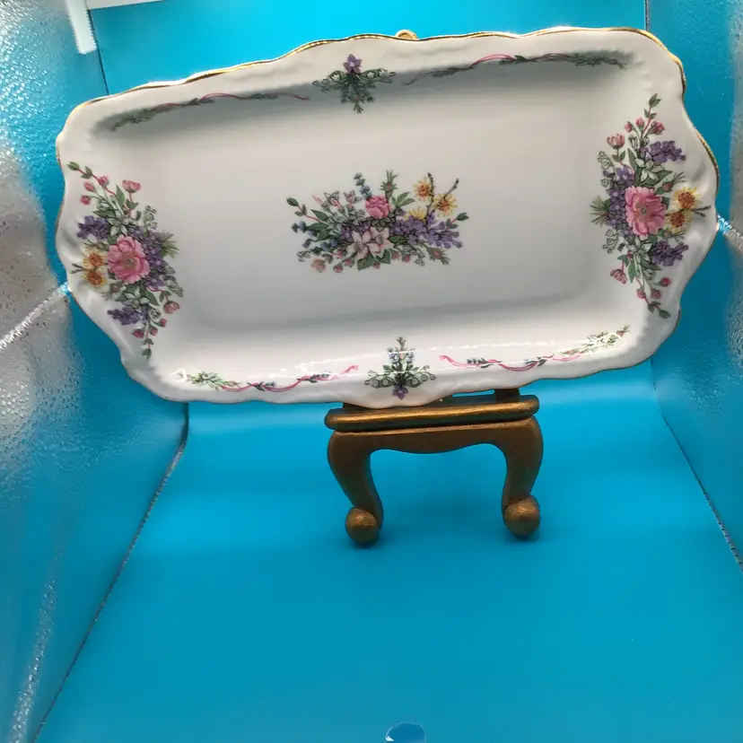 Vintage Royal Albert Bone China Sandwich Tray