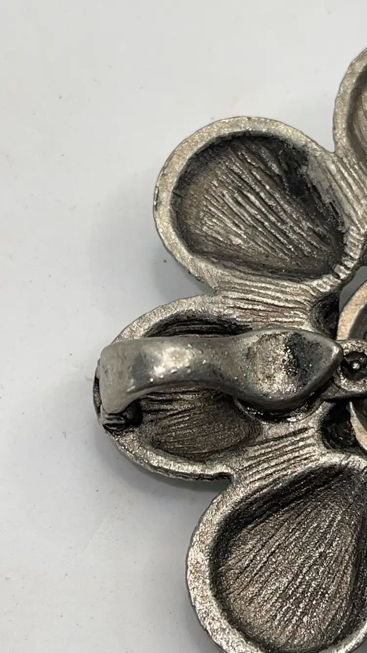 Vintage Blooming Flower Brooch-3 Inches