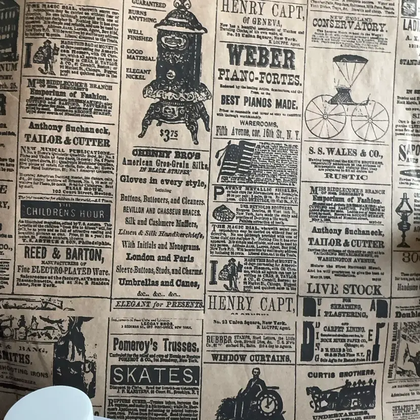 12” X 14” Bag Of Paper Ephemera, Pages From Dictionary Kid-books Atlas Comics Postcards Cookbooks Etc.