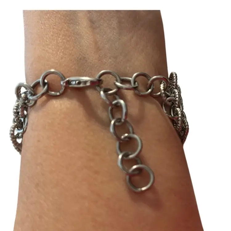 Bracelet Silver Tone Wristwatch