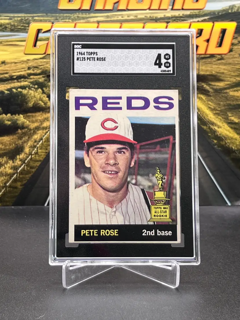 Pete Rose 1964 Topps SGC 4