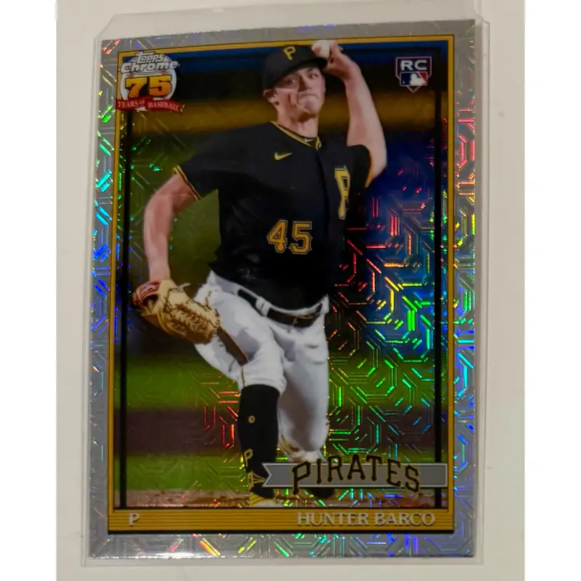 Hunter Barco RC 1991 Topps Silver Pack Chrome Pittsburgh Pirates