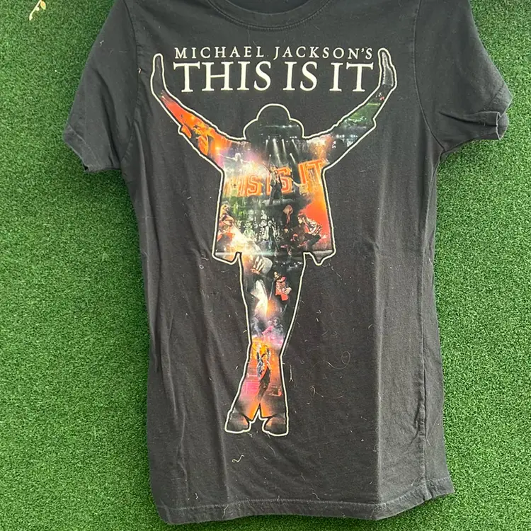 Michael Jackson’s This Is It Black Women’s T-Shirt Size Extra Large
