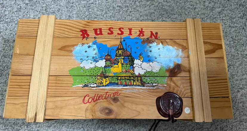 Kurt Adler Polonaise Russian Collection Hand Blown Glass Christmas Ornaments Box