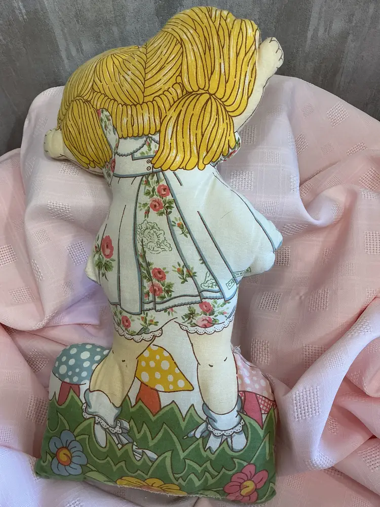 #54 Cabbage Patch Kids Homemade Doll 1983 pillow