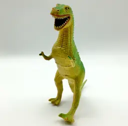 Vintage 1980s Imperial Toys Tyrannosaurus Rex T-Rex Dinosaur Figurine Toy 10.5”