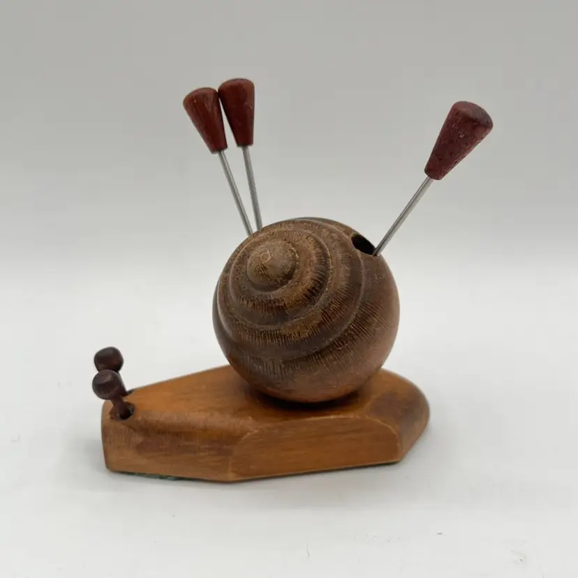 Vintage Snail Fork Pick Holder - Cheese Charcuterie