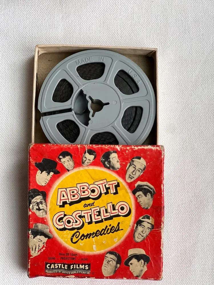 1947 8MM Movie ABBOTT And COSTELLO  Midget Car Maniacs Castle Films MCM-collectors Item