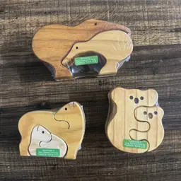 Vintage Tarata Toys New Zealand Balancing Wooden Wood Puzzle