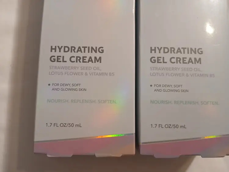 Spascriptions Hydrating Gel Cream Duo 1.7oz Each Strawberry Seed Oil & Vitamin B5