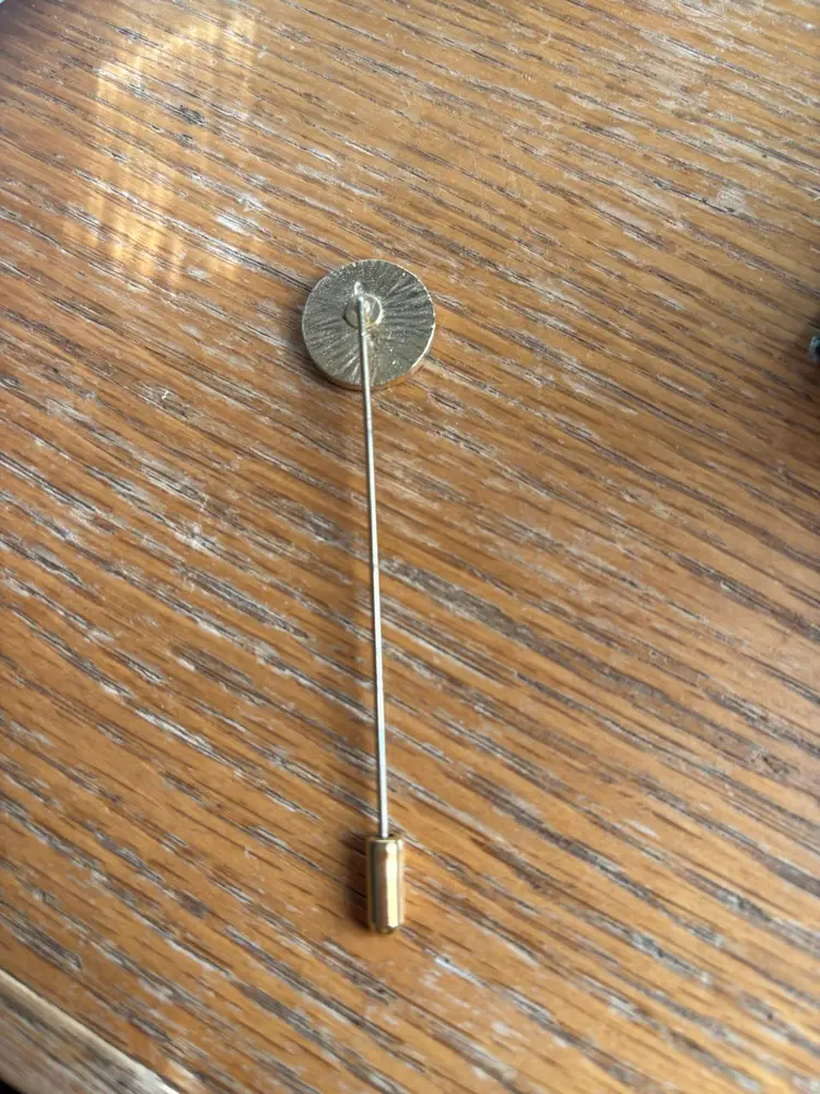 VINTAGE RED AND SILVER “PAL” LAPEL PIN